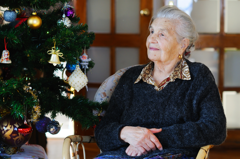 A quarter of elderly people dreading loneliness of festive season