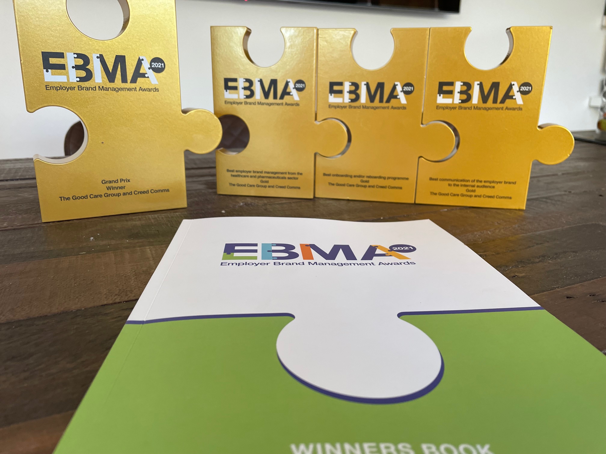 Winners at the Employer Brand Management Awards